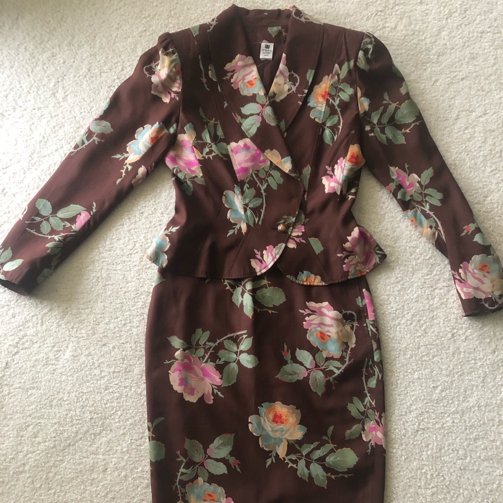 Vintage Floral Ungaro Suit Set